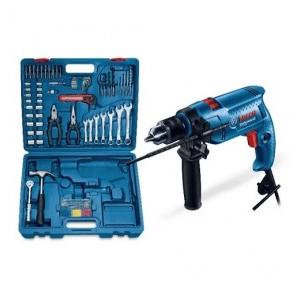 Bosch GSB 550XL Drill Machine Tool Kit, 550 W, 2800 rpm, 122 pcs